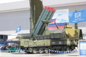 Ураження російського зенітно-ракетного комплексу «Бук-М3» дроном на Донеччині за оприлюдненим Державною прикордонною службою