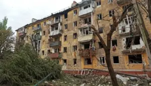 Наслідки авіаудару по Слов'янську 23 липня, фото Вадима Філашкіна