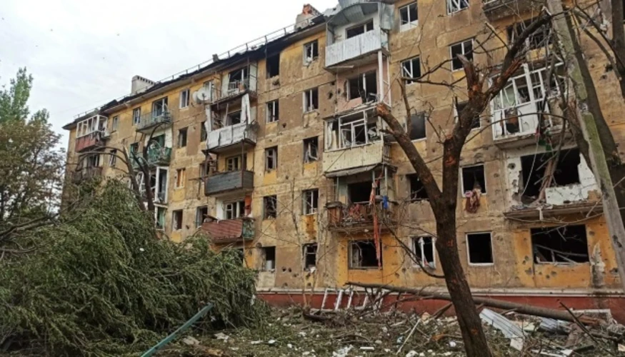 Наслідки авіаудару по Слов'янську 23 липня, фото Вадима Філашкіна