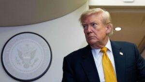 Президент США Дональд Трамп під час пресконференції в Овальному кабінеті