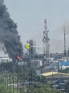 Родовище Філановського в Каспійському морі РФ (ілюстрація з посиланням на сайт Лукойлу).