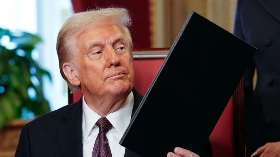 Дональд Трамп на тлі посилань на сектор Газа