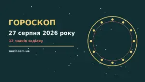 Гороскоп на 27 серпня 2026 року: прогноз для всіх знаків про фінанси та особисте життя