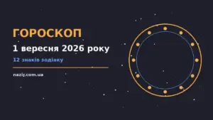 Гороскоп на 1 вересня 2026 року: прогноз для всіх знаків про фінанси та особисте життя