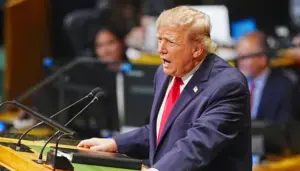 Зеленський і Трамп на зустрічі на полях Генеральної Асамблеї ООН у Нью-Йорку, 22 вересня 2026 року