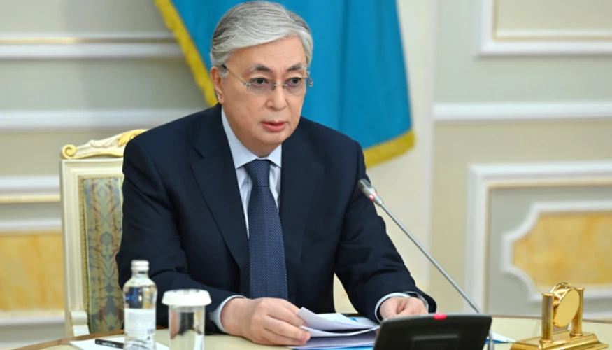 Президент Казахстану Касим-Жомарт Токаєв, офіційне фото