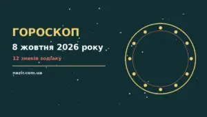 Щоденний гороскоп на 8 жовтня 2026 року, чашка чаю, записник і свічка на дерев'яному столі